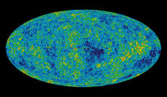 WMAP image of the cosmic microwave background radiation